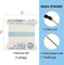 Griffin Nylon Bead Cord Perlseide – Size 1 (0.35mm) – 2 Meters per Card – Stainless Steel Needle Attached – for Knotting Pearls, Gemstones, Crystals and Beads